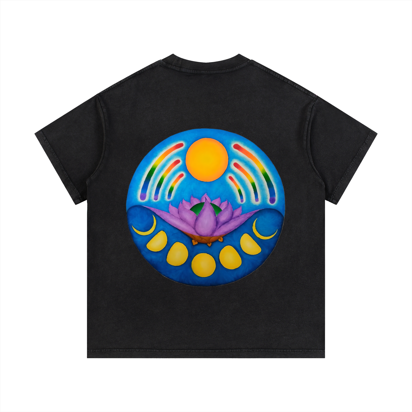 Rainbow Tigle - Vintage Wash Cotton T-Shirt
