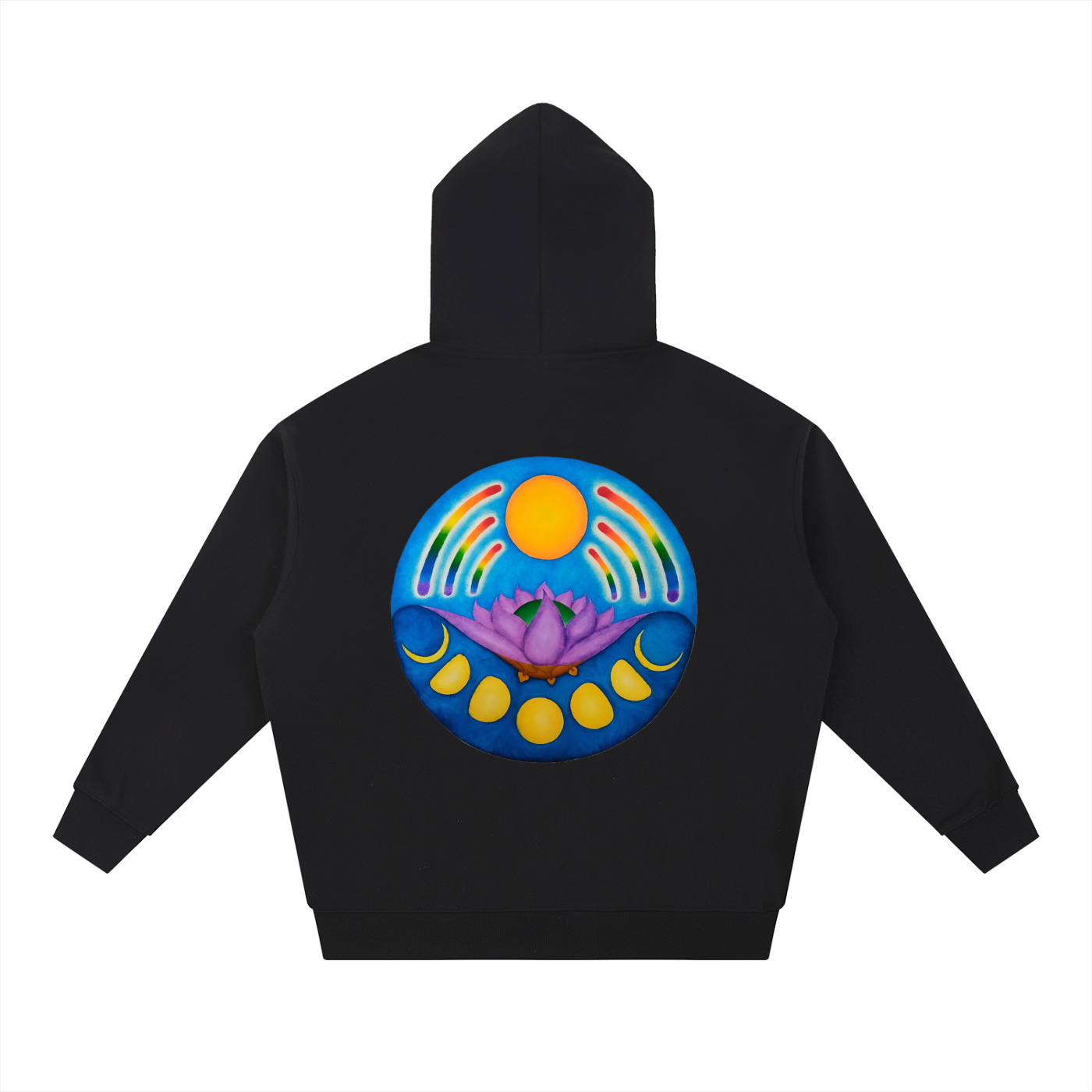 Rainbow Tigle Essential Heavyweight Hoodie
